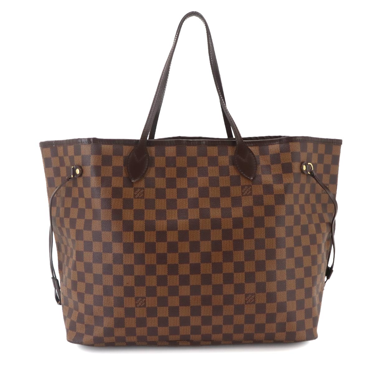 Damier Neverfull GM Tote Bag Ebene Cerise N51106 Purse