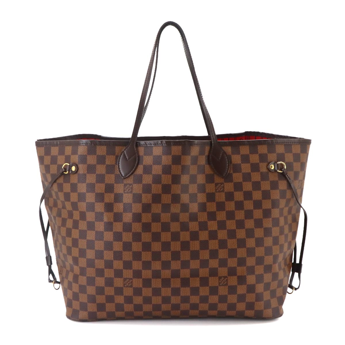 Damier Neverfull GM Tote Bag Ebene Cerise N51106 Purse
