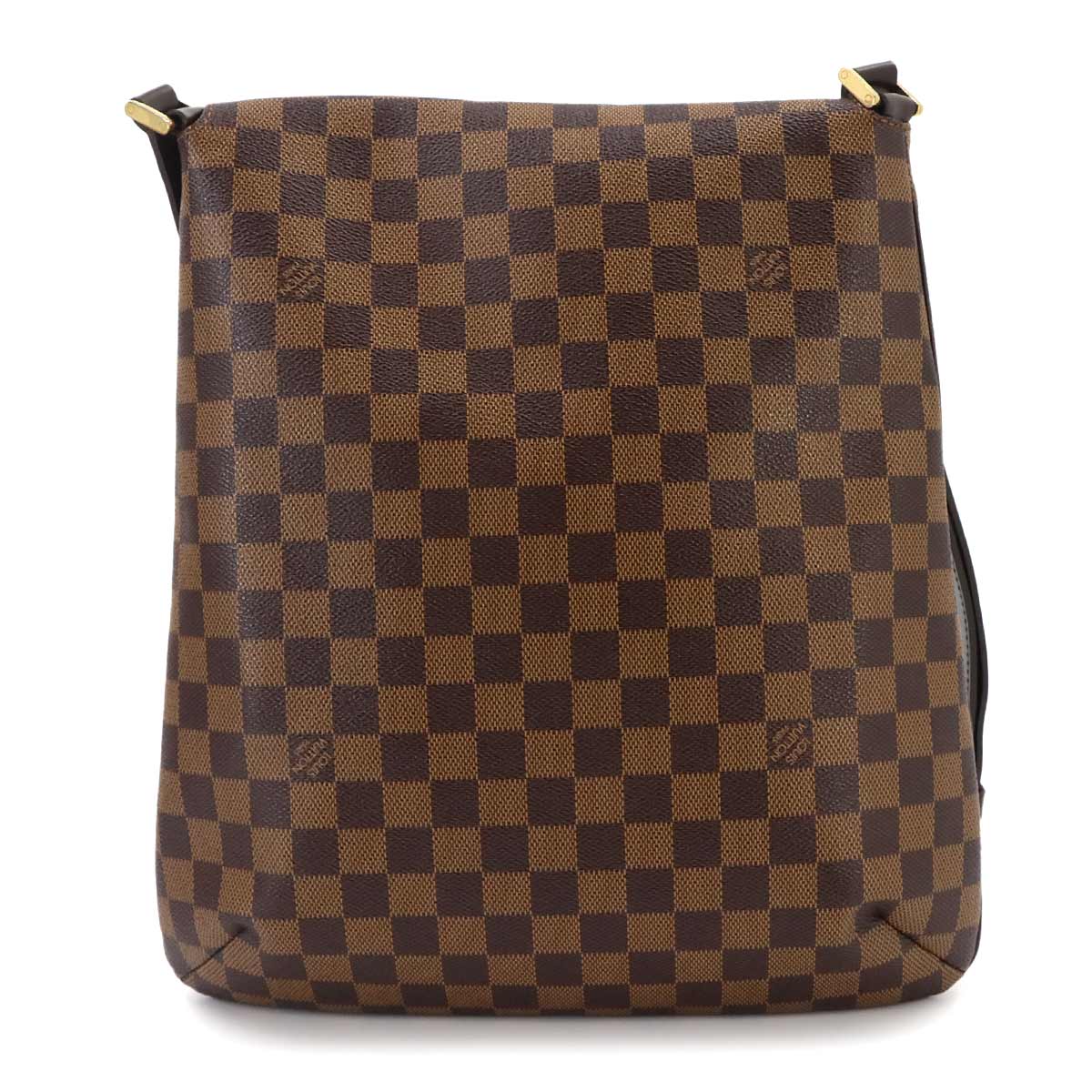 Damier Musette Shoulder Bag Ebene Brown N51302 Purse