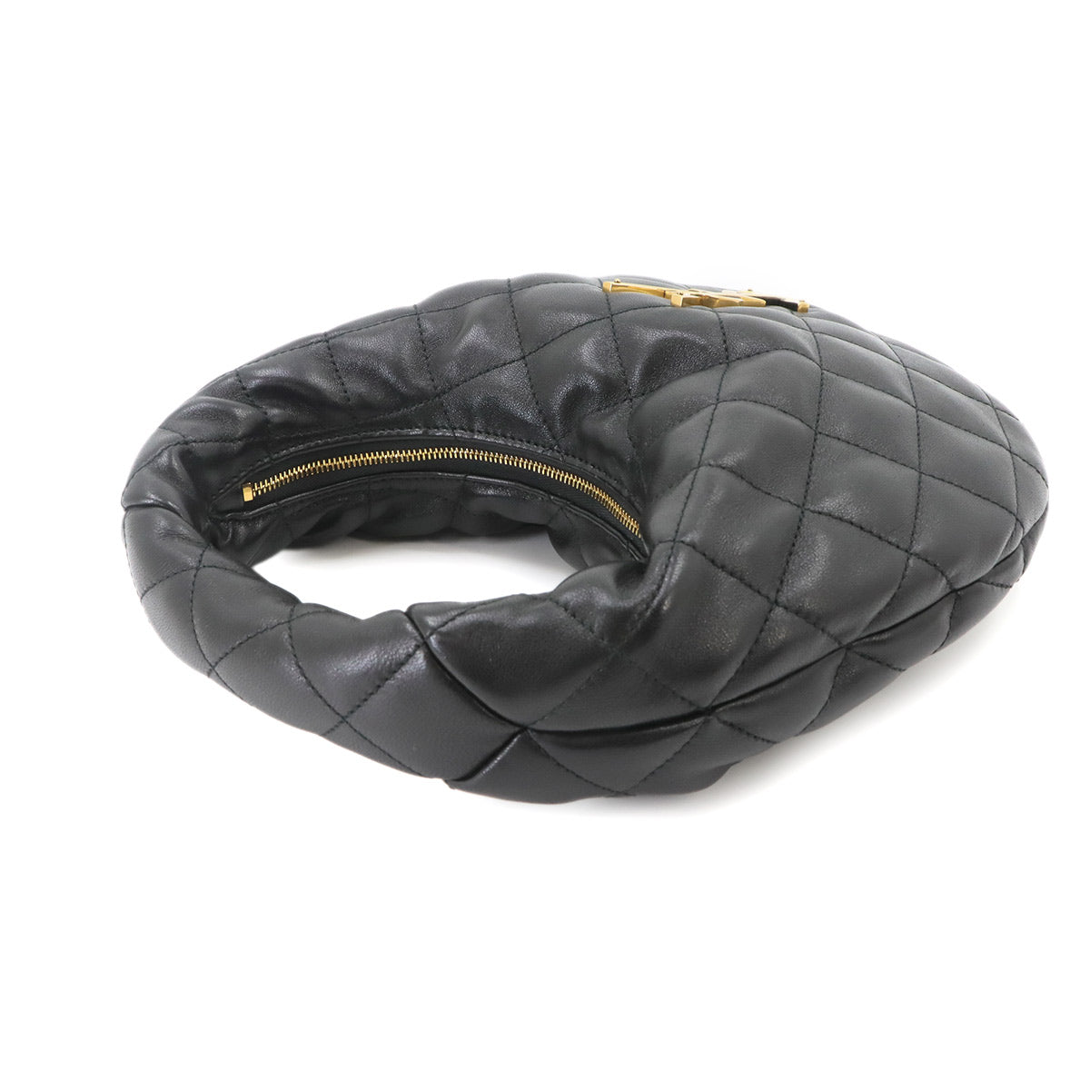 ICARINO Hand Bag Leather Black 851689 Purse