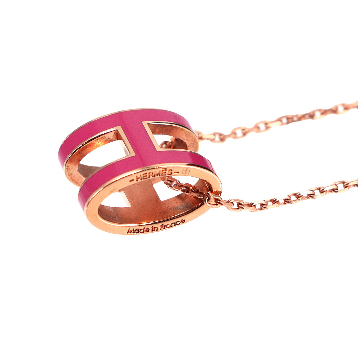 Pop H Chain Necklace Rose Extreme Rosegold Accessory