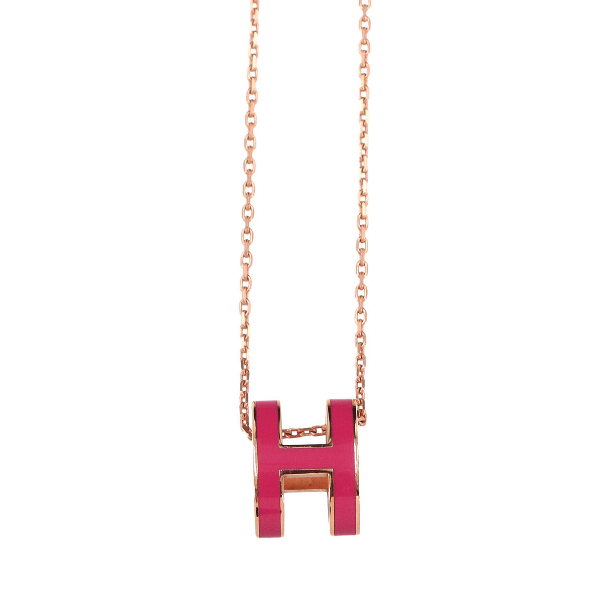 Pop H Chain Necklace Rose Extreme Rosegold Accessory