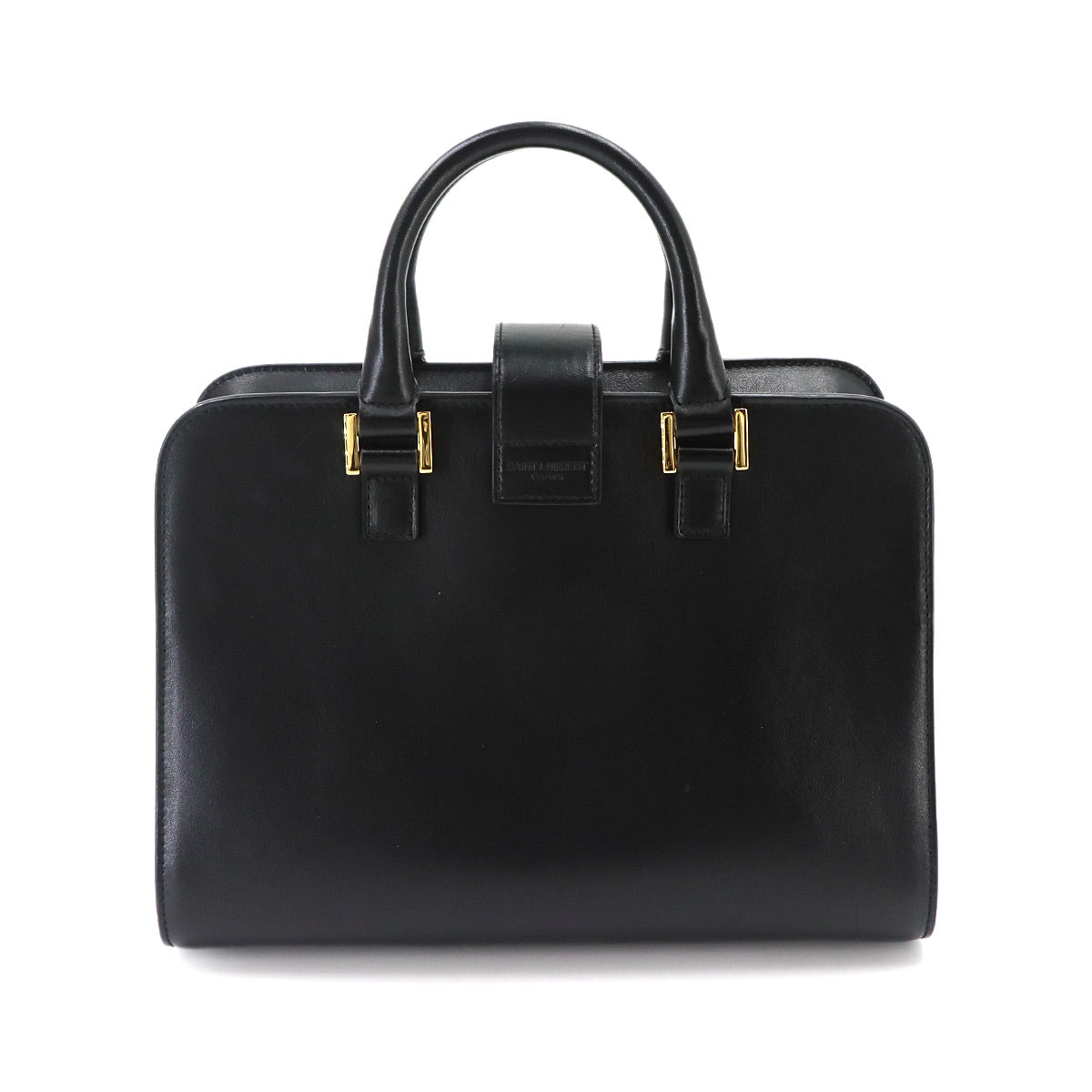 Baby Cabas Hand Shoulder Bag Leather Black 568853