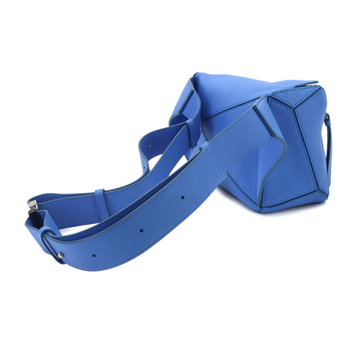 Pazzle Small BumBag Leather Seaside Blue B510P35X09 Crossbody Bag