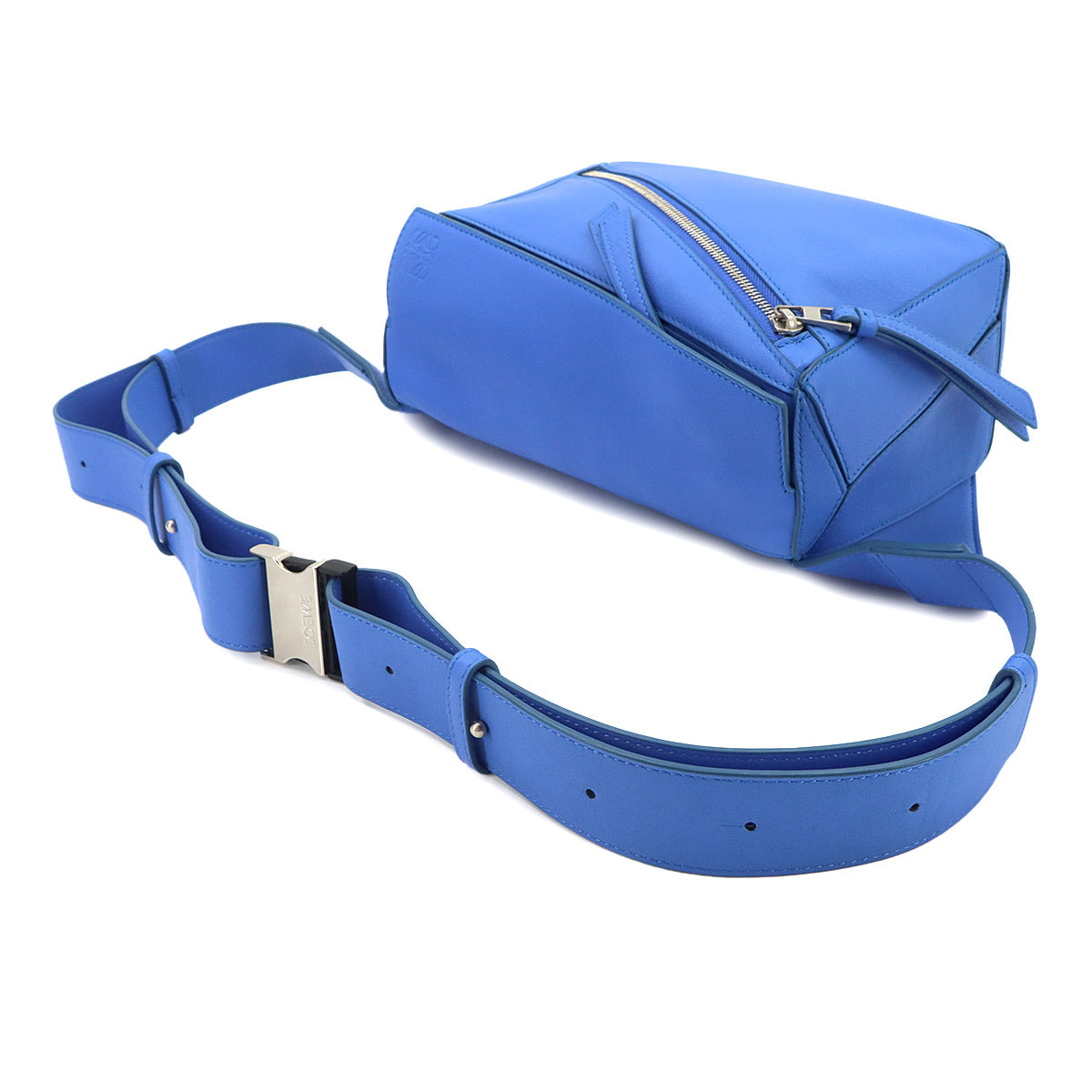 Pazzle Small BumBag Leather Seaside Blue B510P35X09 Crossbody Bag