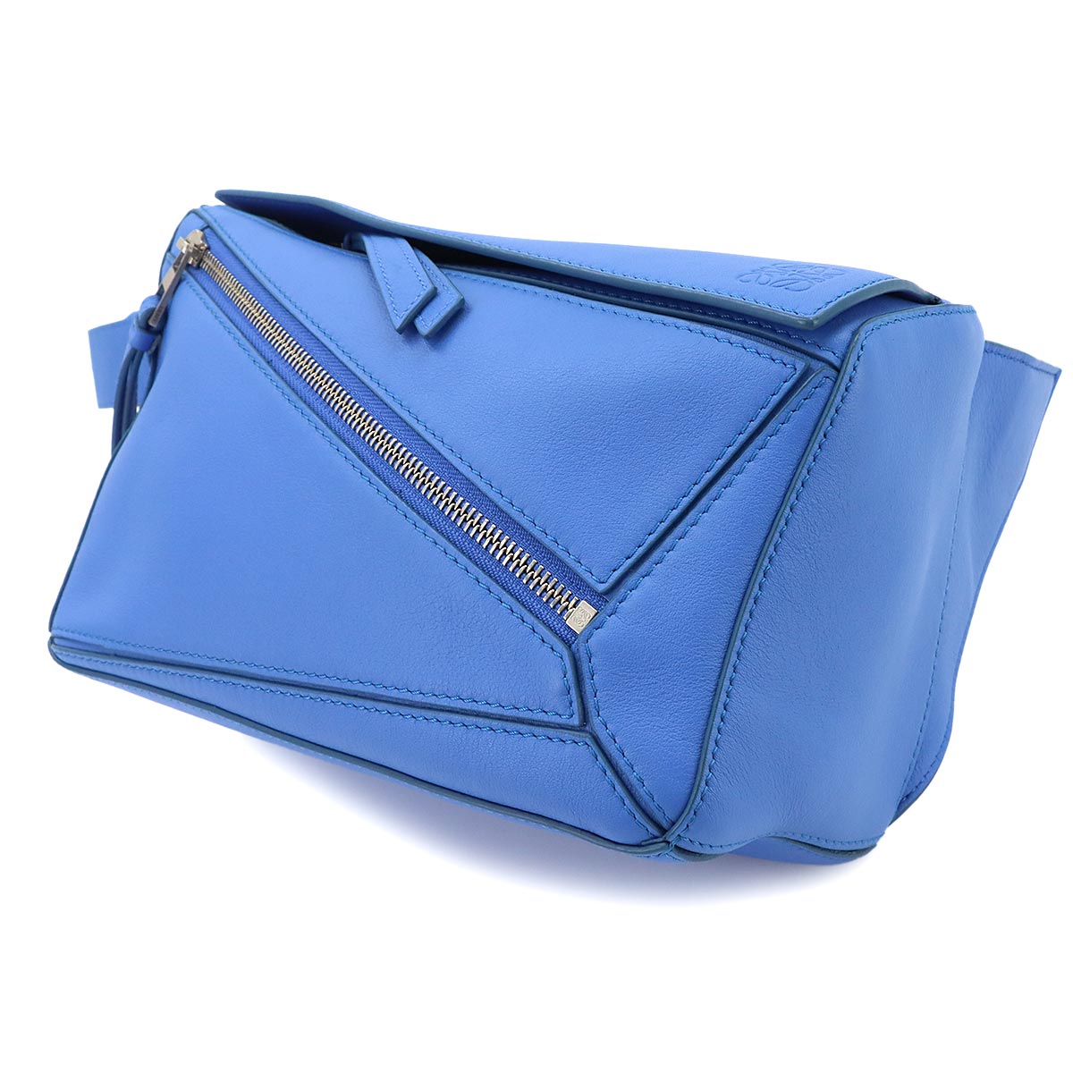 Pazzle Small BumBag Leather Seaside Blue B510P35X09 Crossbody Bag