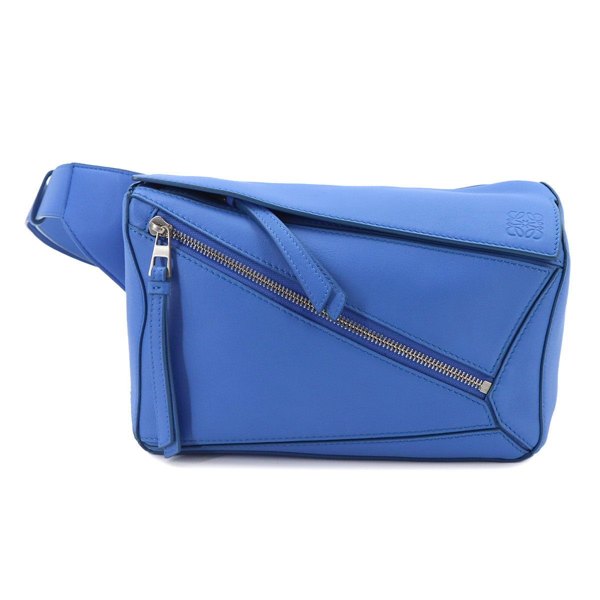 Pazzle Small BumBag Leather Seaside Blue B510P35X09 Crossbody Bag