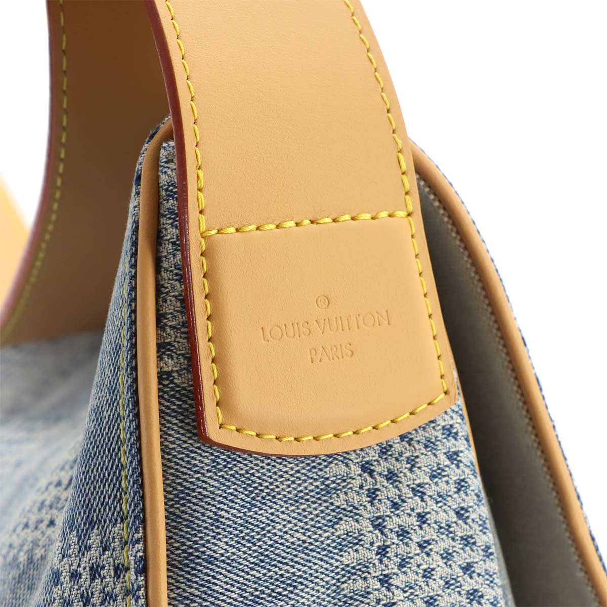 Damier Denim 3D Montsouris Messenger MM Shoulder Bag