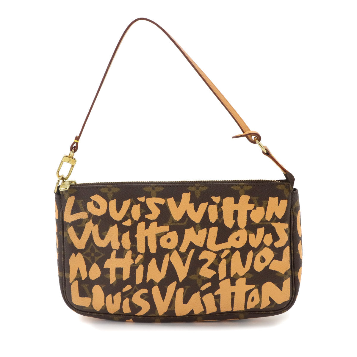 Monogram Graffiti Pochette Accessoires Pouch Peach M92193