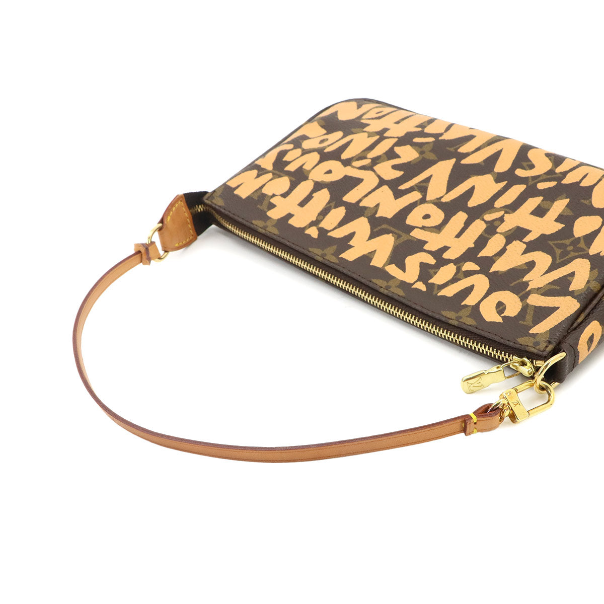 Monogram Graffiti Pochette Accessoires Pouch Peach M92193