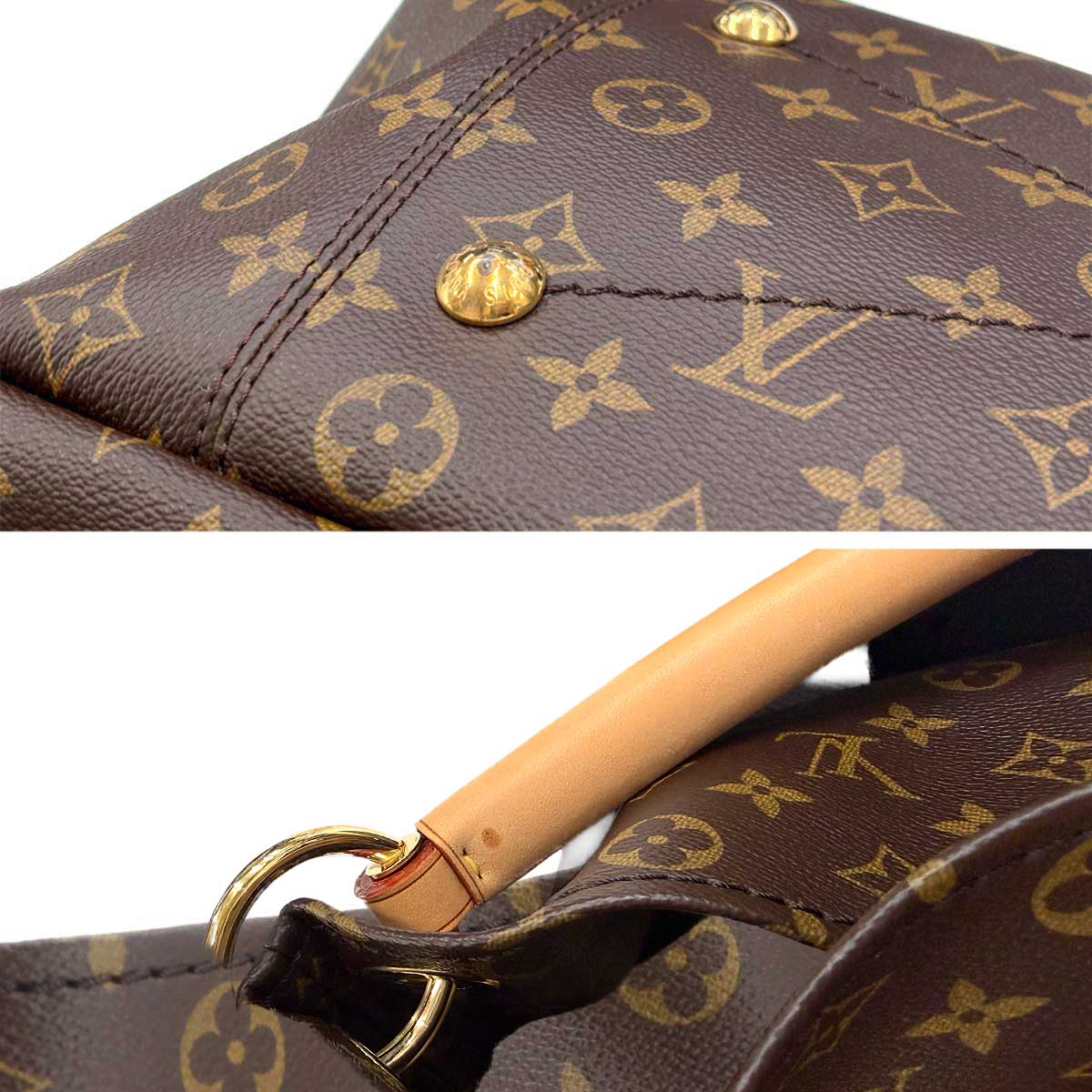Monogram Artsy MM Shoulder Bag Brown M40249 Purse