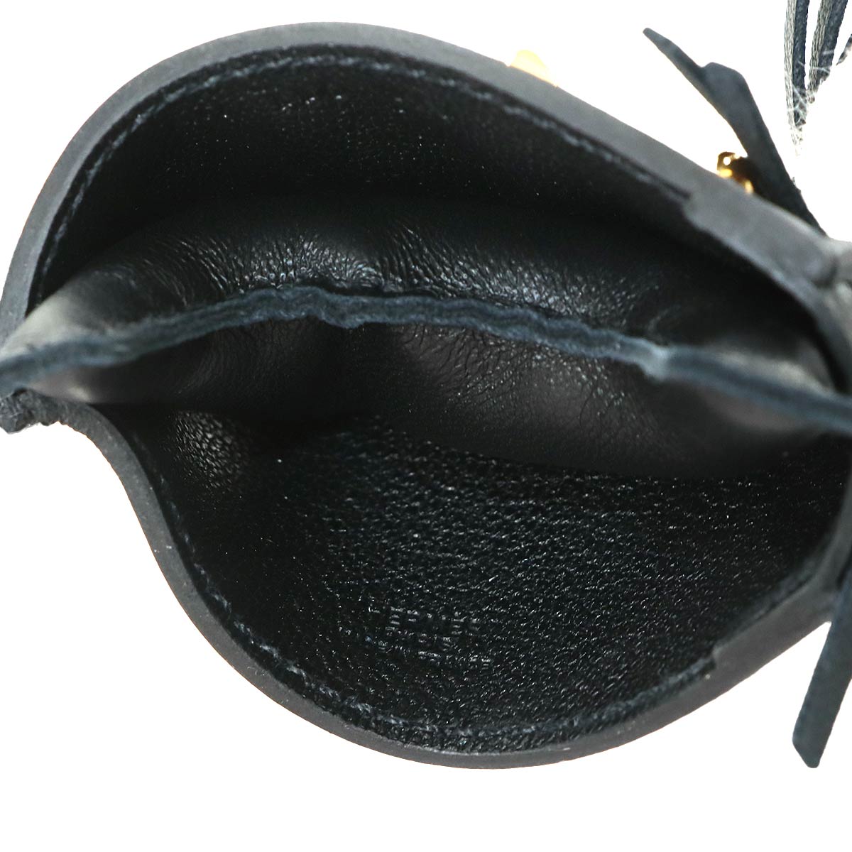 Rodeo Robeo Rock PM Bag Charm Agneau Milo Black