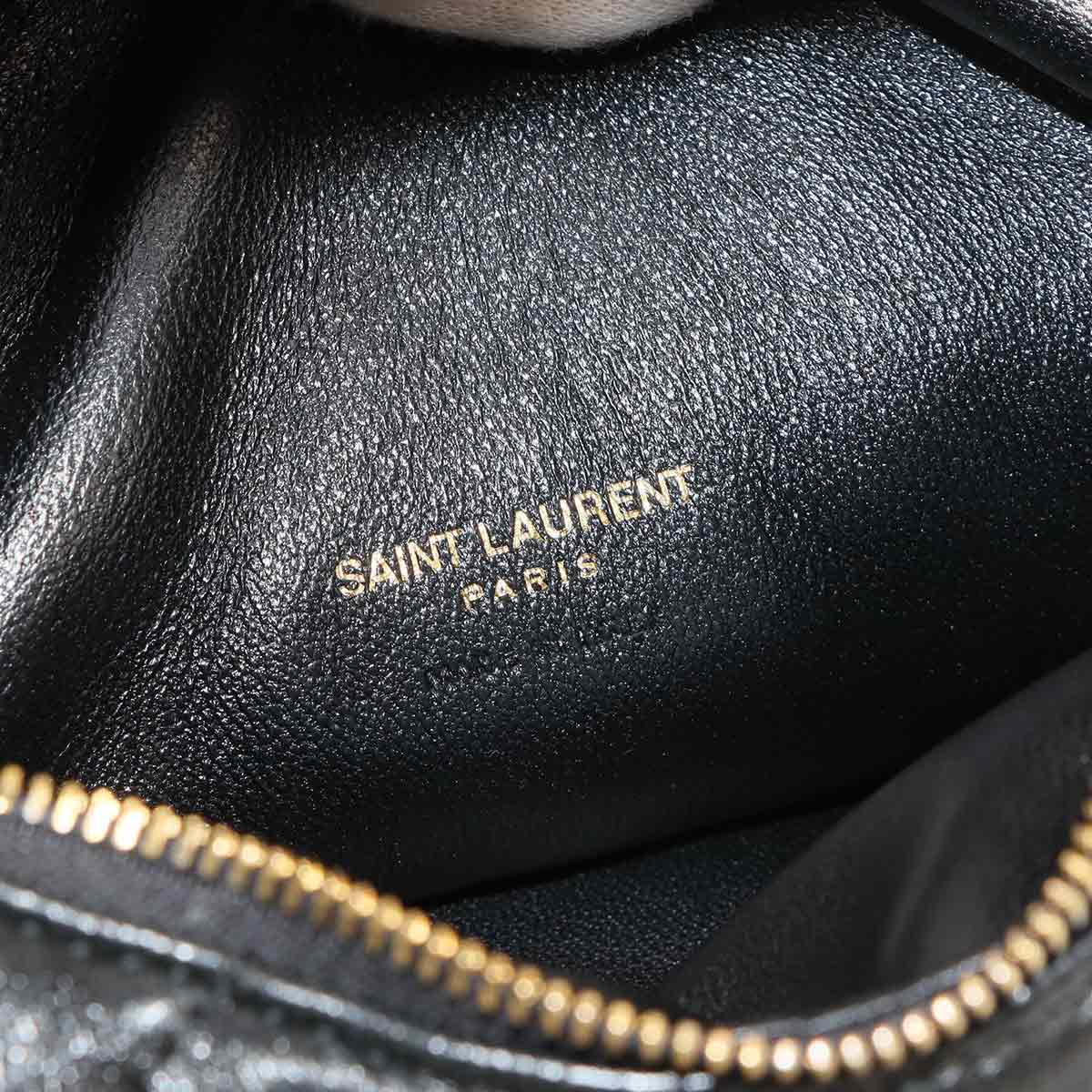 ICARINO Hand Bag Leather Black 851689 Purse