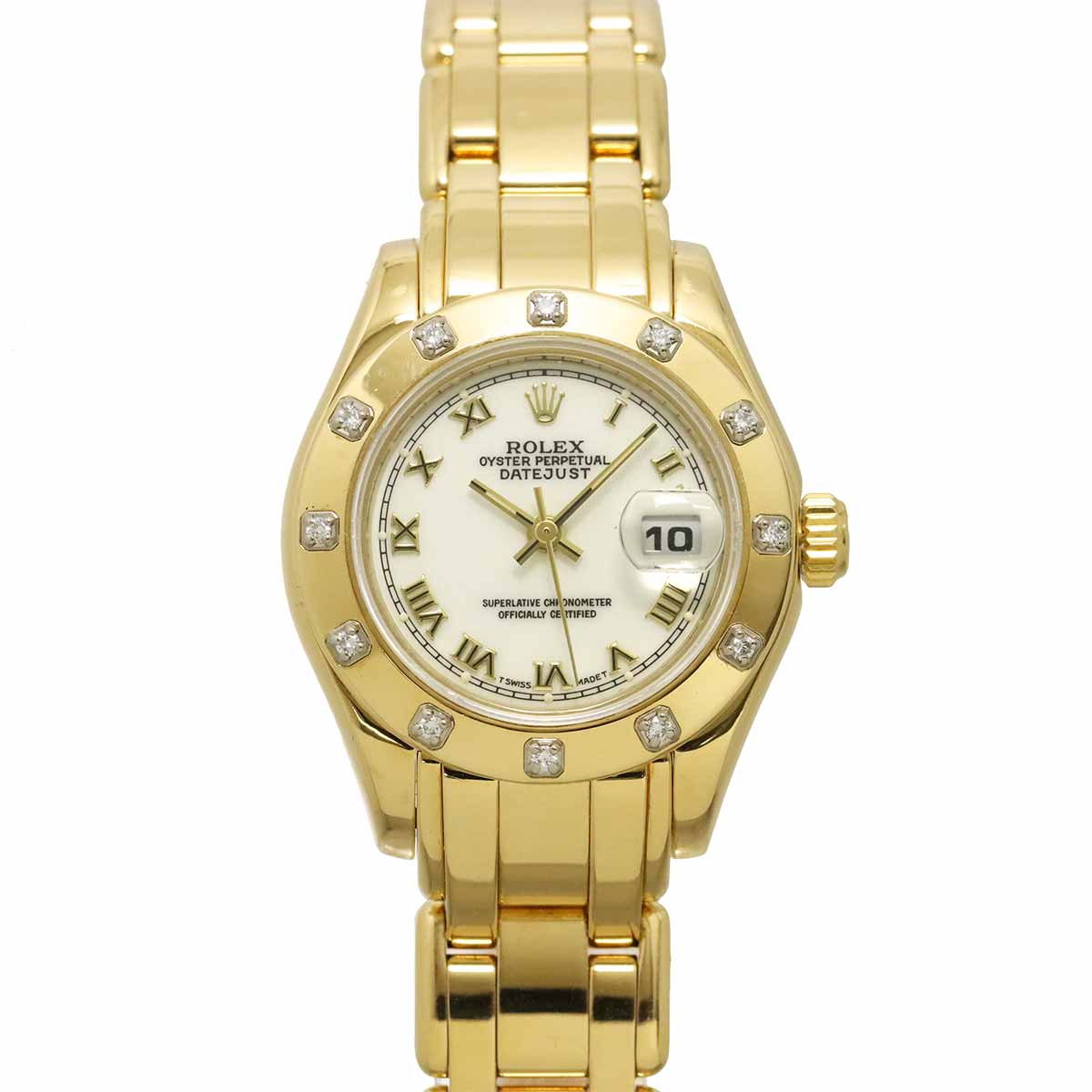 Datejust Pearl Master 69318 Serial T 750 YG Diamond Bezel