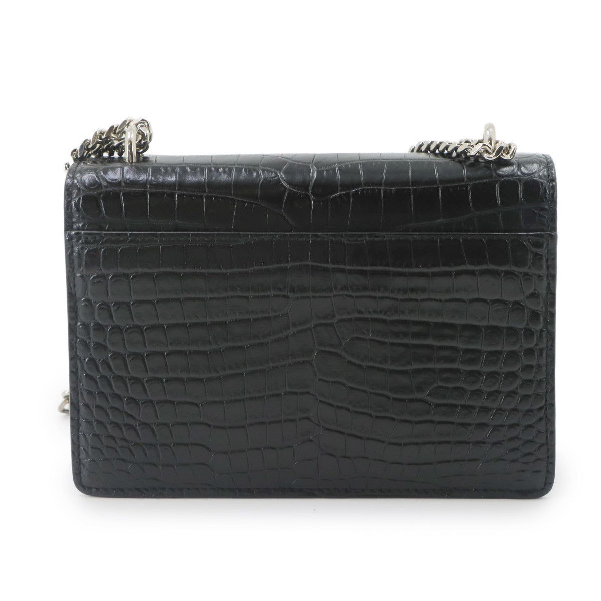 Sunset Chain Wallet Leather Black 452157 Purse