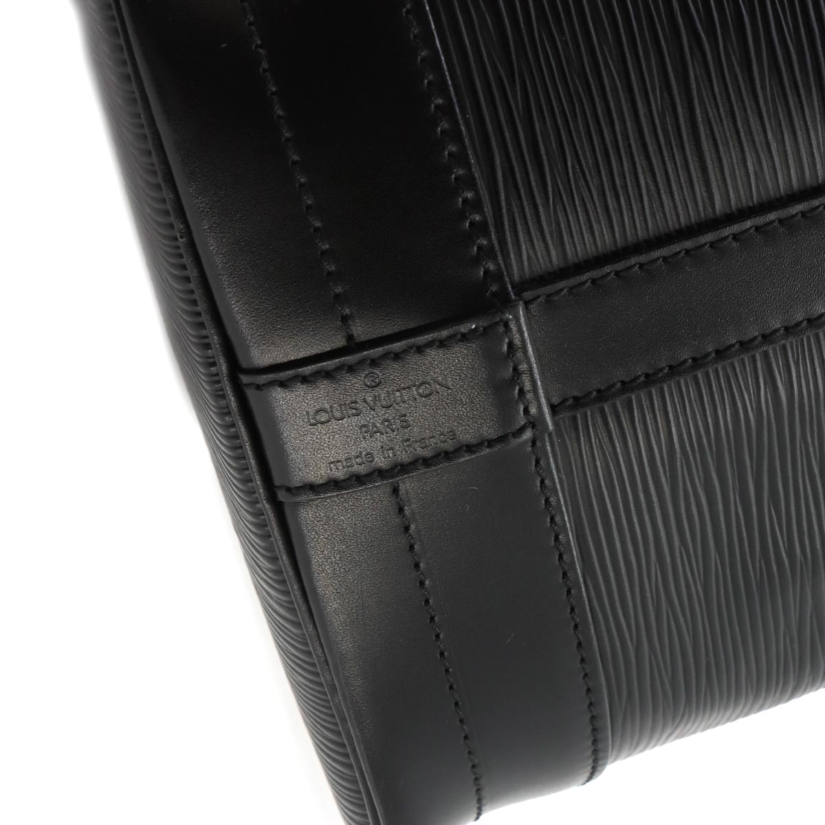 Epi Noe Shoulder Bag Leather Noir M59002 Purse