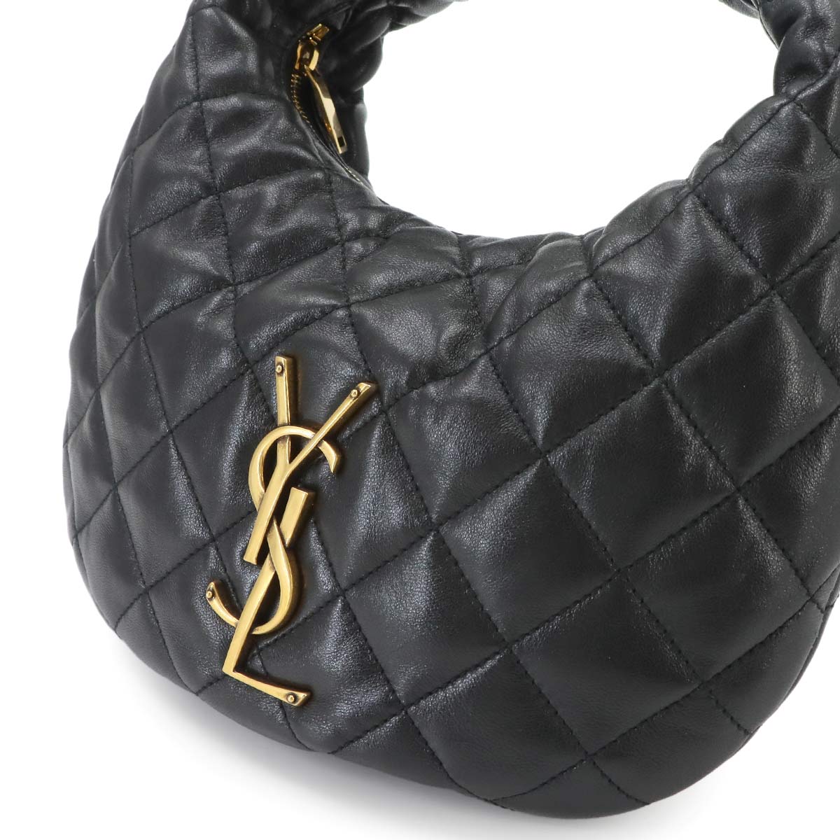 ICARINO Hand Bag Leather Black 851689 Purse