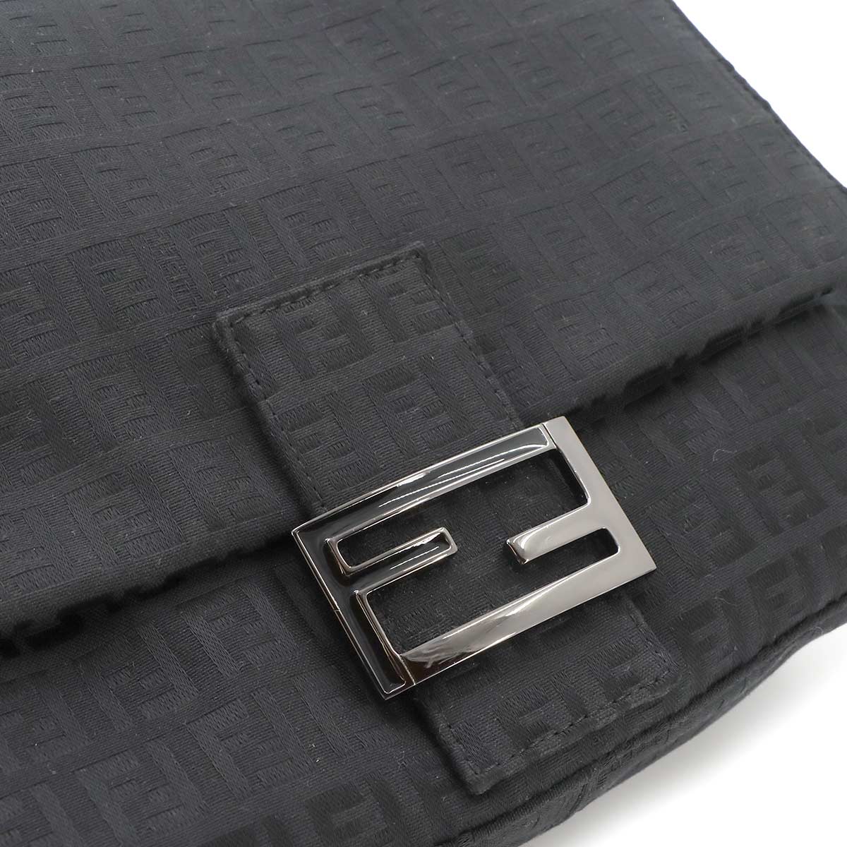Zucchino Mamma Baguette Shoulder Bag Canvas Black 8BR001