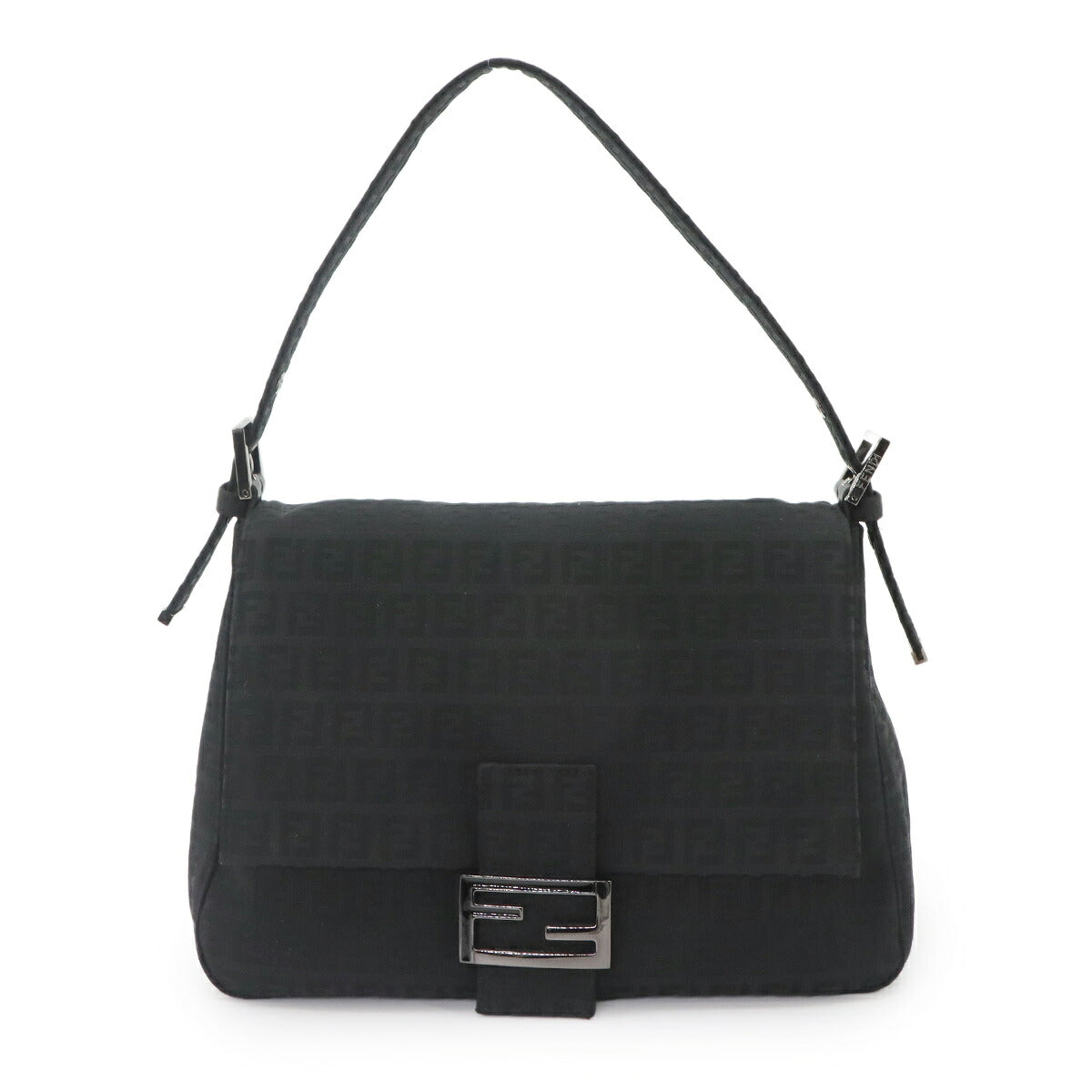 Zucchino Mamma Baguette Shoulder Bag Canvas Black 8BR001