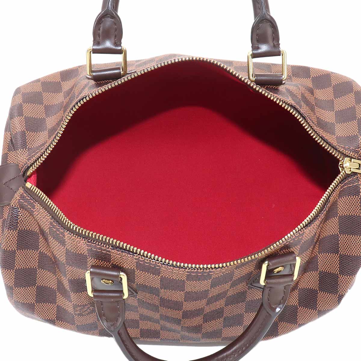 Damier Speedy 30 Hand Bag Ebene N41364 Brown Purse