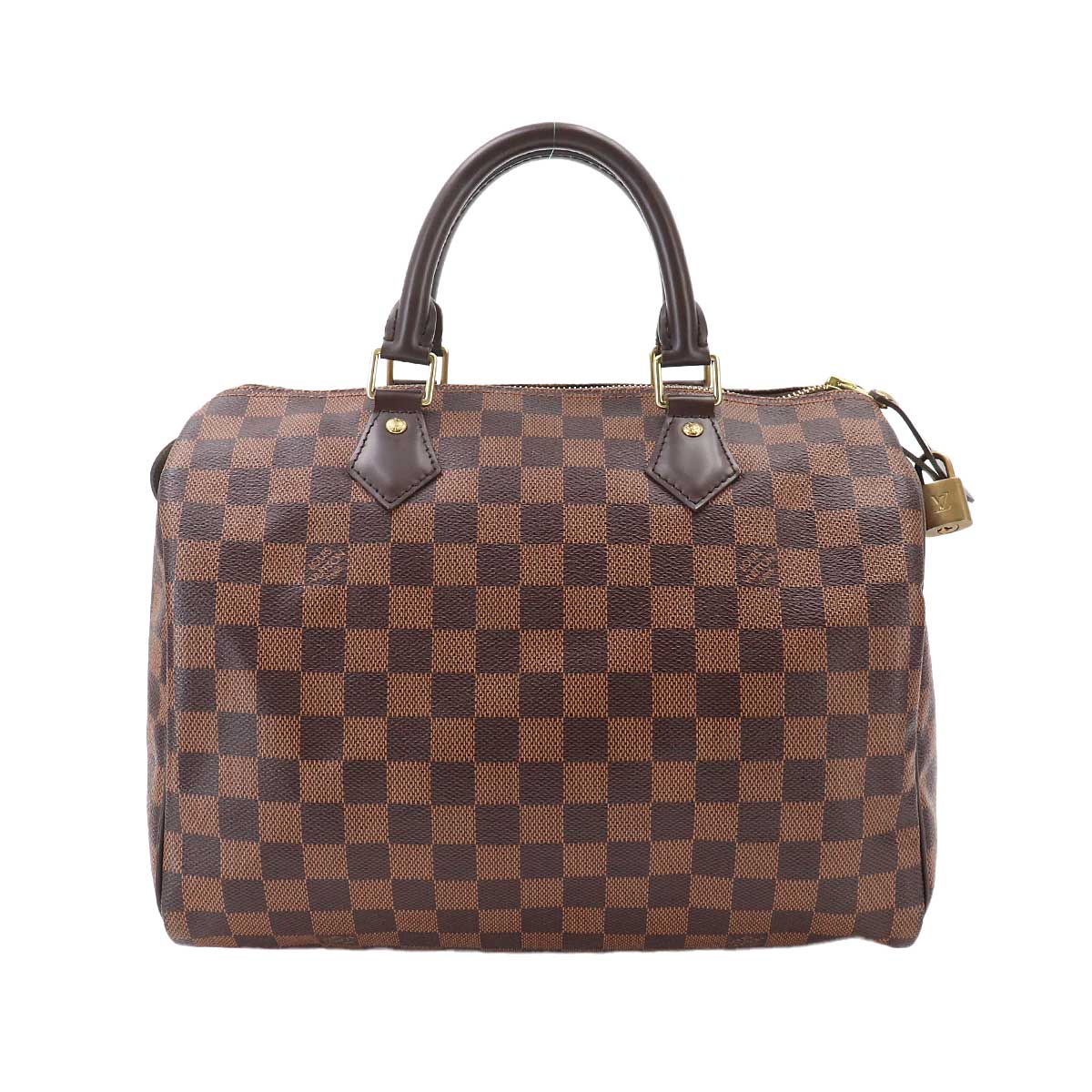 Damier Speedy 30 Hand Bag Ebene N41364 Brown Purse