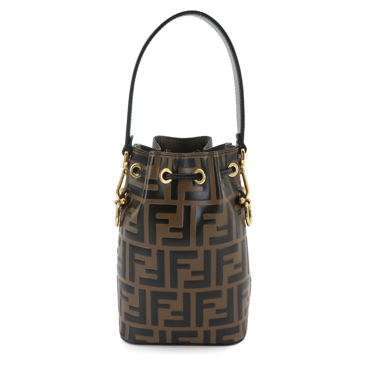 Zucca Mon Tresor 2way Hand Shoulder Bag Leather Brown 8BS010