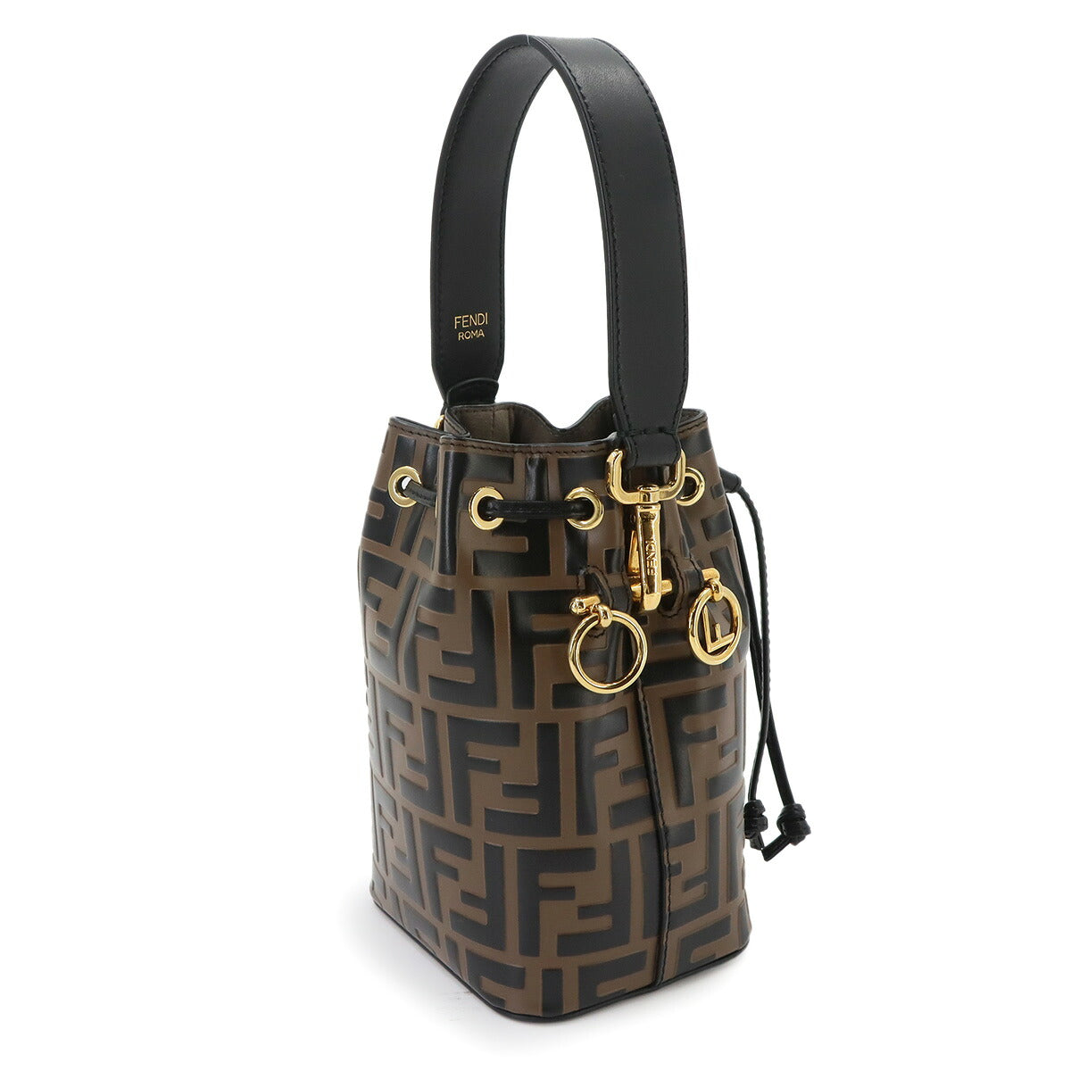Zucca Mon Tresor 2way Hand Shoulder Bag Leather Brown 8BS010