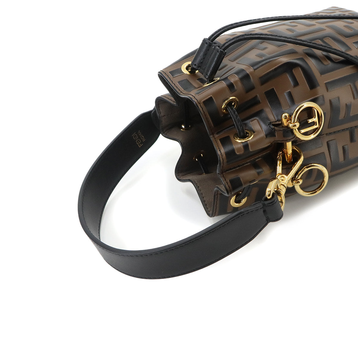 Zucca Mon Tresor 2way Hand Shoulder Bag Leather Brown 8BS010