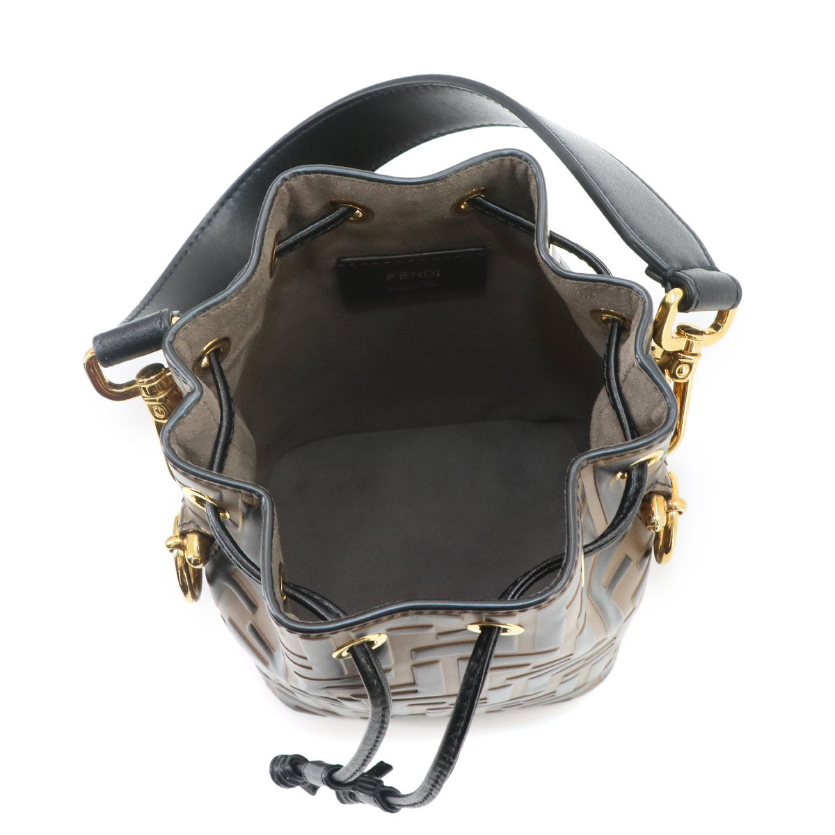 Zucca Mon Tresor 2way Hand Shoulder Bag Leather Brown 8BS010