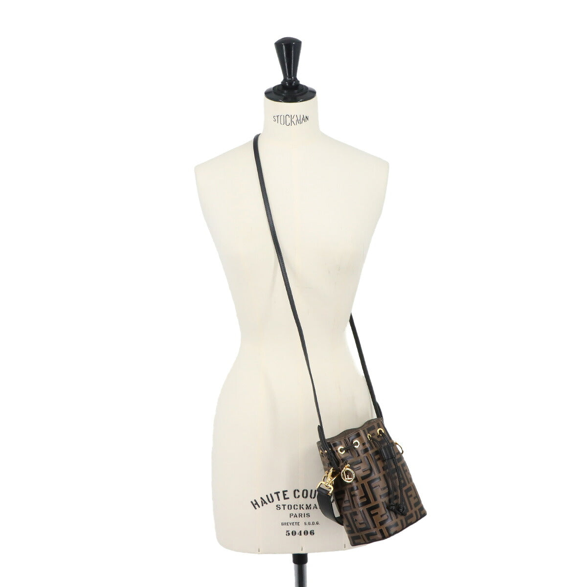 Zucca Mon Tresor 2way Hand Shoulder Bag Leather Brown 8BS010