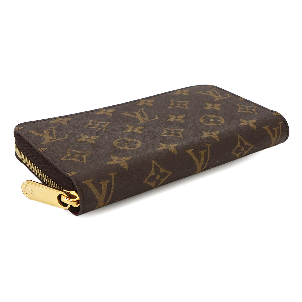 Monogram Zippy Wallet Long Brown Fuchsia M41895 Purse