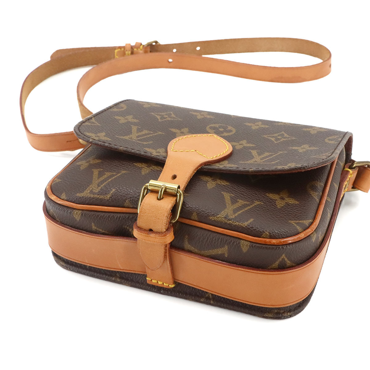 Monogram Mini Cartouchiere Shoulder Bag Brown M51254