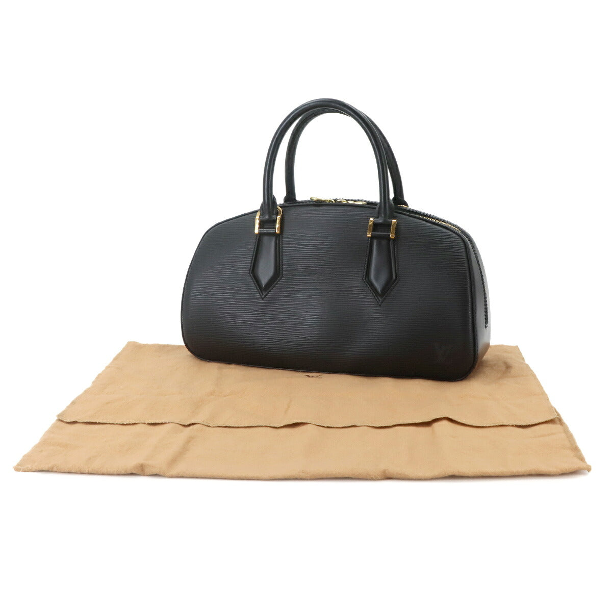 LOUIS VUITTON Epi Jasmine Hand Bag Leather Noir M52082 Black Purse