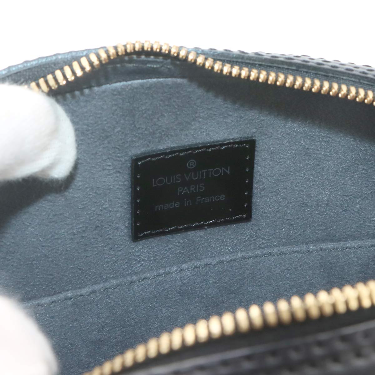 LOUIS VUITTON Epi Jasmine Hand Bag Leather Noir M52082 Black Purse