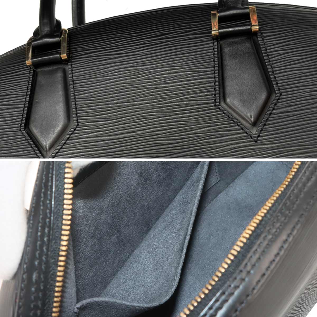 LOUIS VUITTON Epi Jasmine Hand Bag Leather Noir M52082 Black Purse