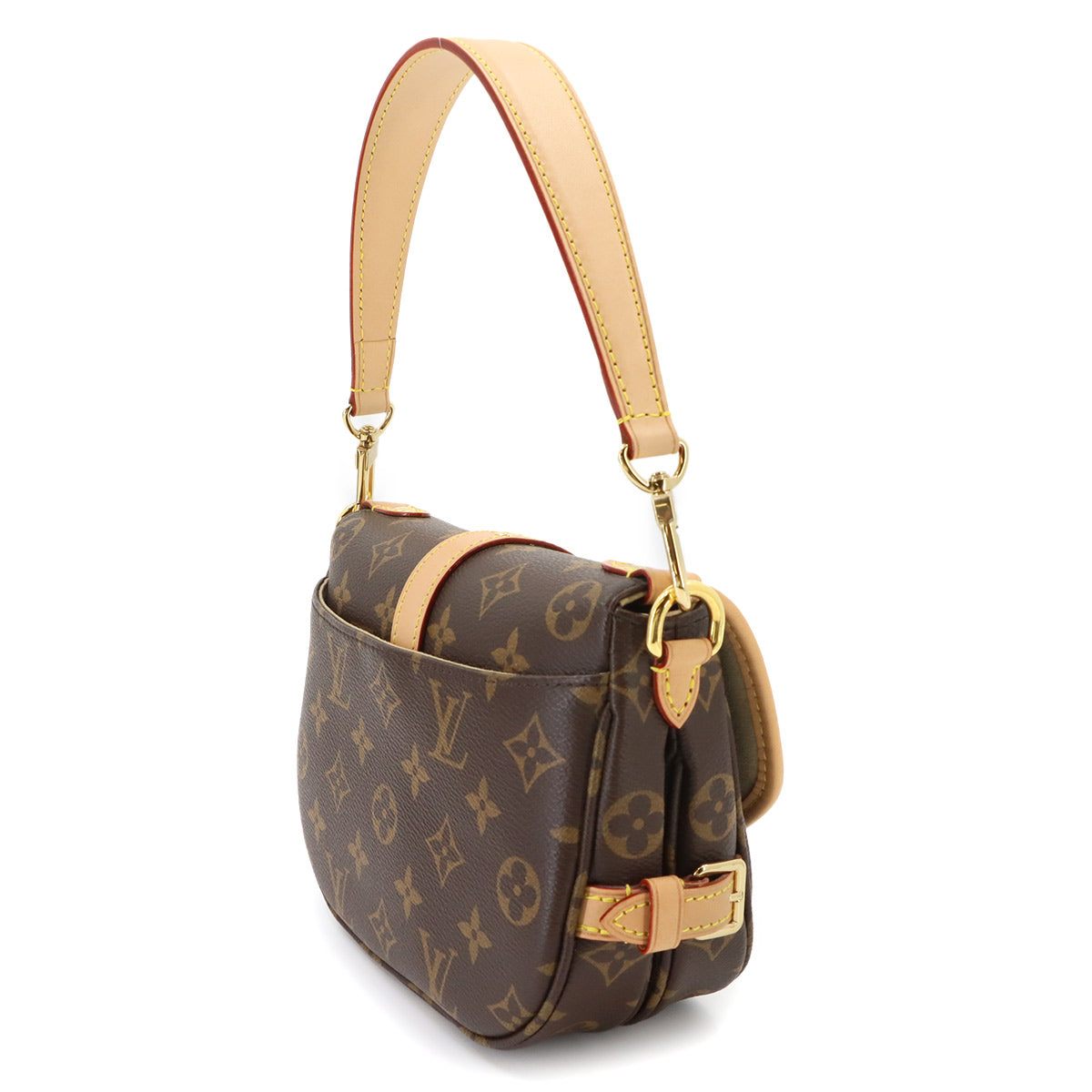 Monogram Saumur BB 2way Hand Shoulder Bag Brown M46740