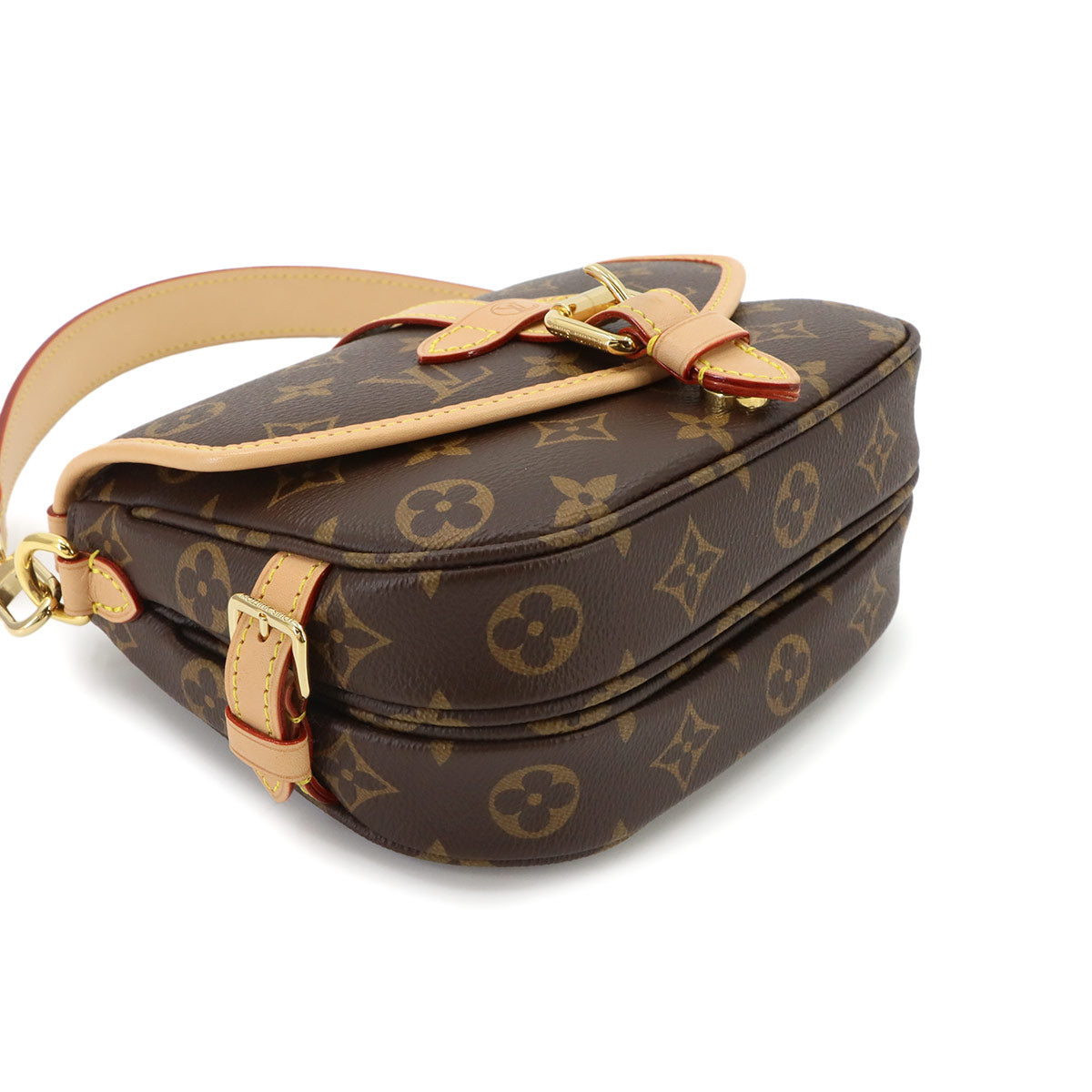 Monogram Saumur BB 2way Hand Shoulder Bag Brown M46740