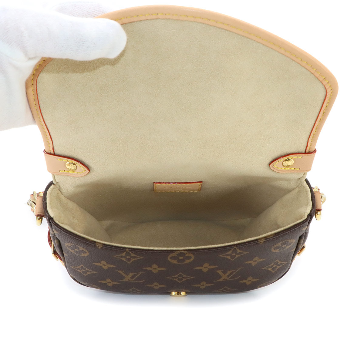 Monogram Saumur BB 2way Hand Shoulder Bag Brown M46740