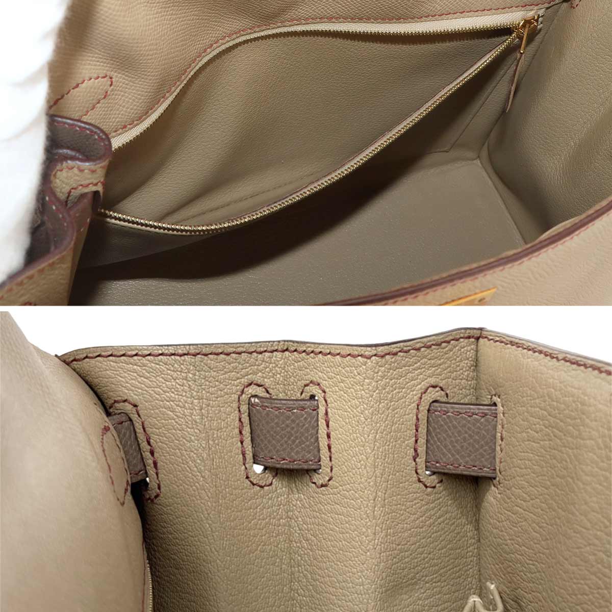 Kelly 28 SPO Personal order 2way Hand Bag Epsom Trench Etoupe