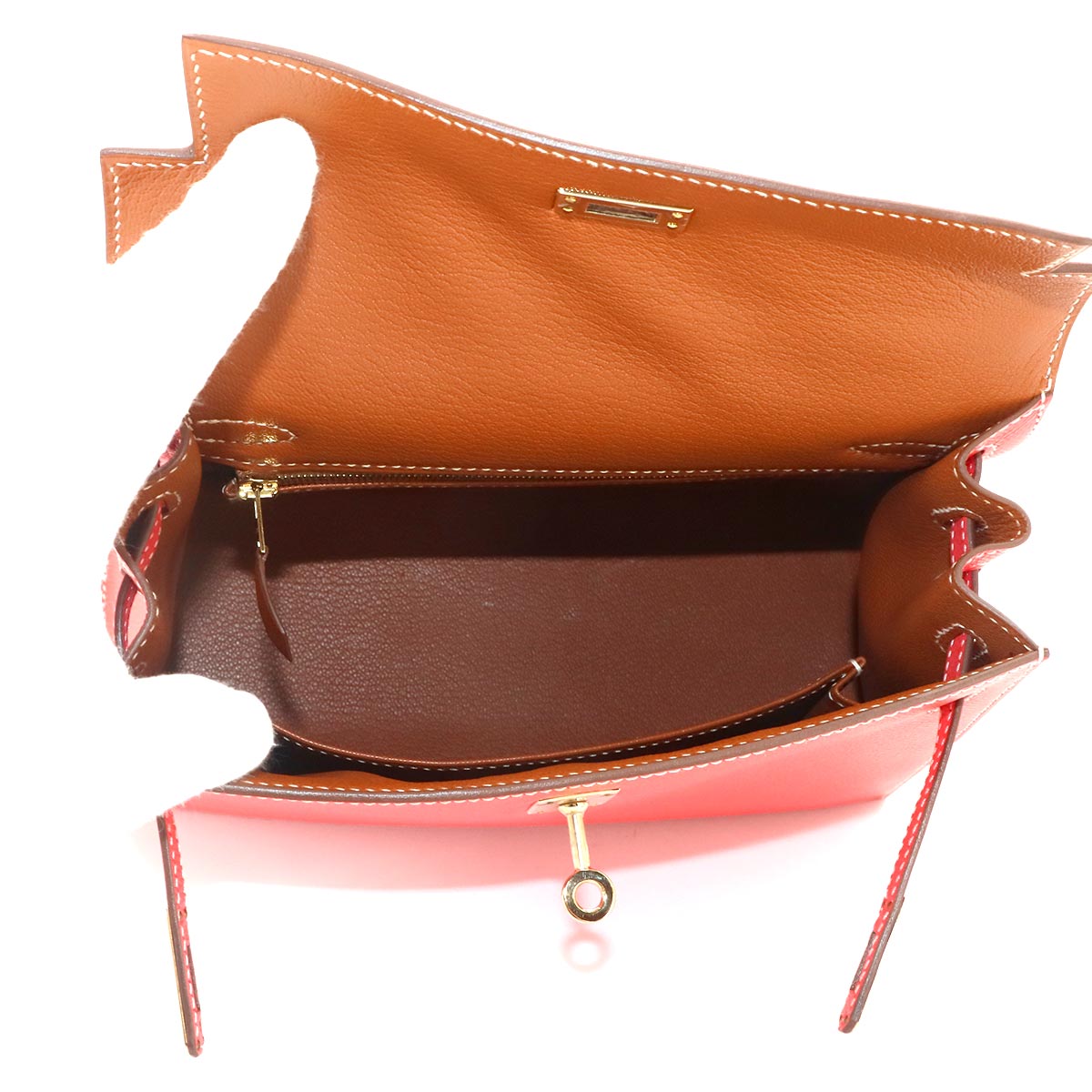 Candy Kelly 25 Epsom Rose Jaipur Gold 2way Hand Shouder Bag