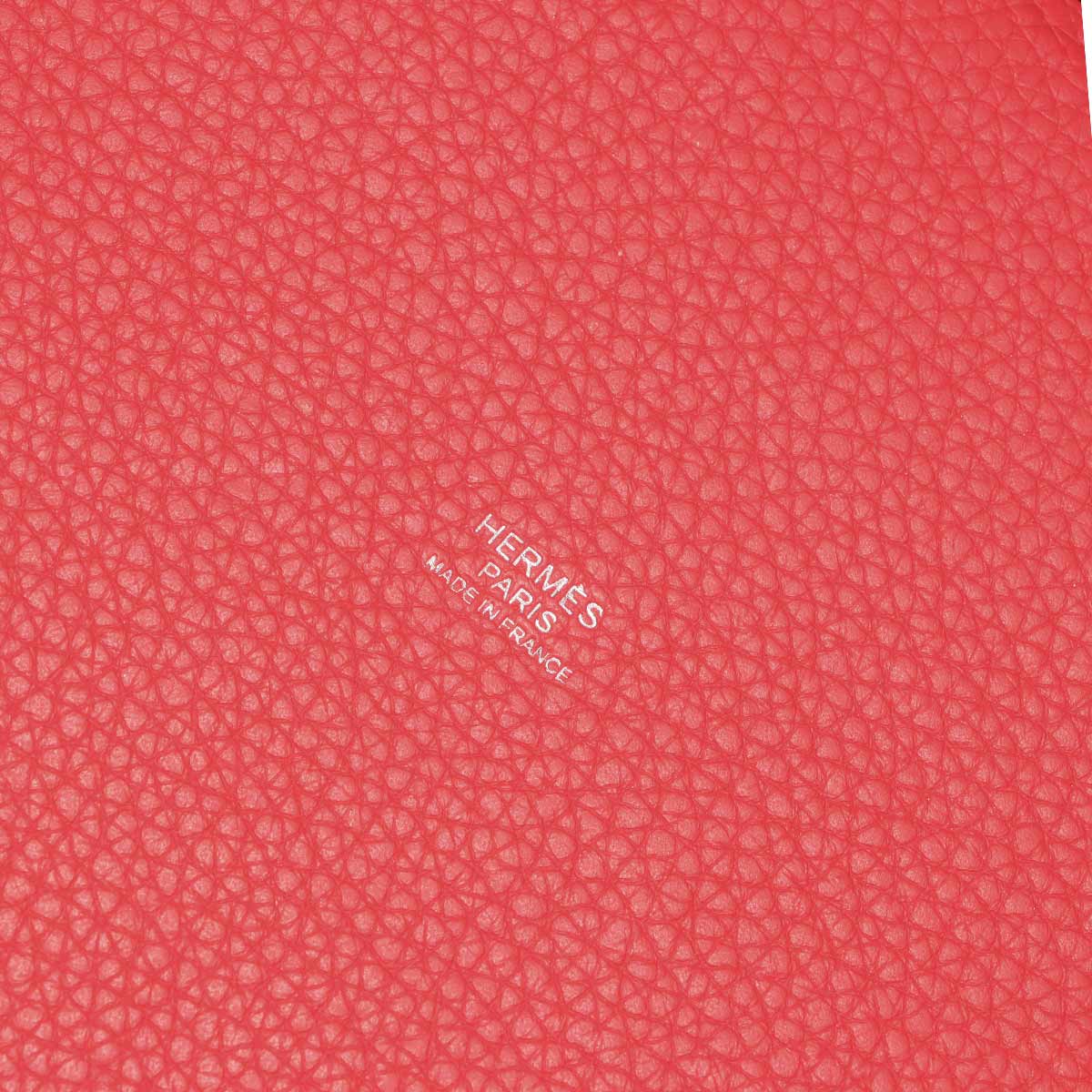 Picotin Lock Touch MM Hand Bag Taurillon Clemence Swift Red Pink
