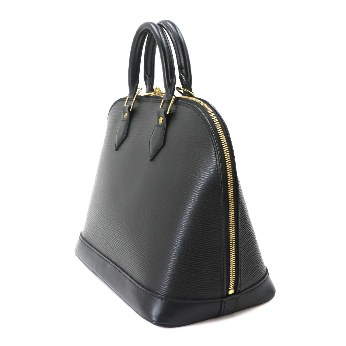 Epi Alma PM Hand Bag Leather Noir Black M52142 Purse