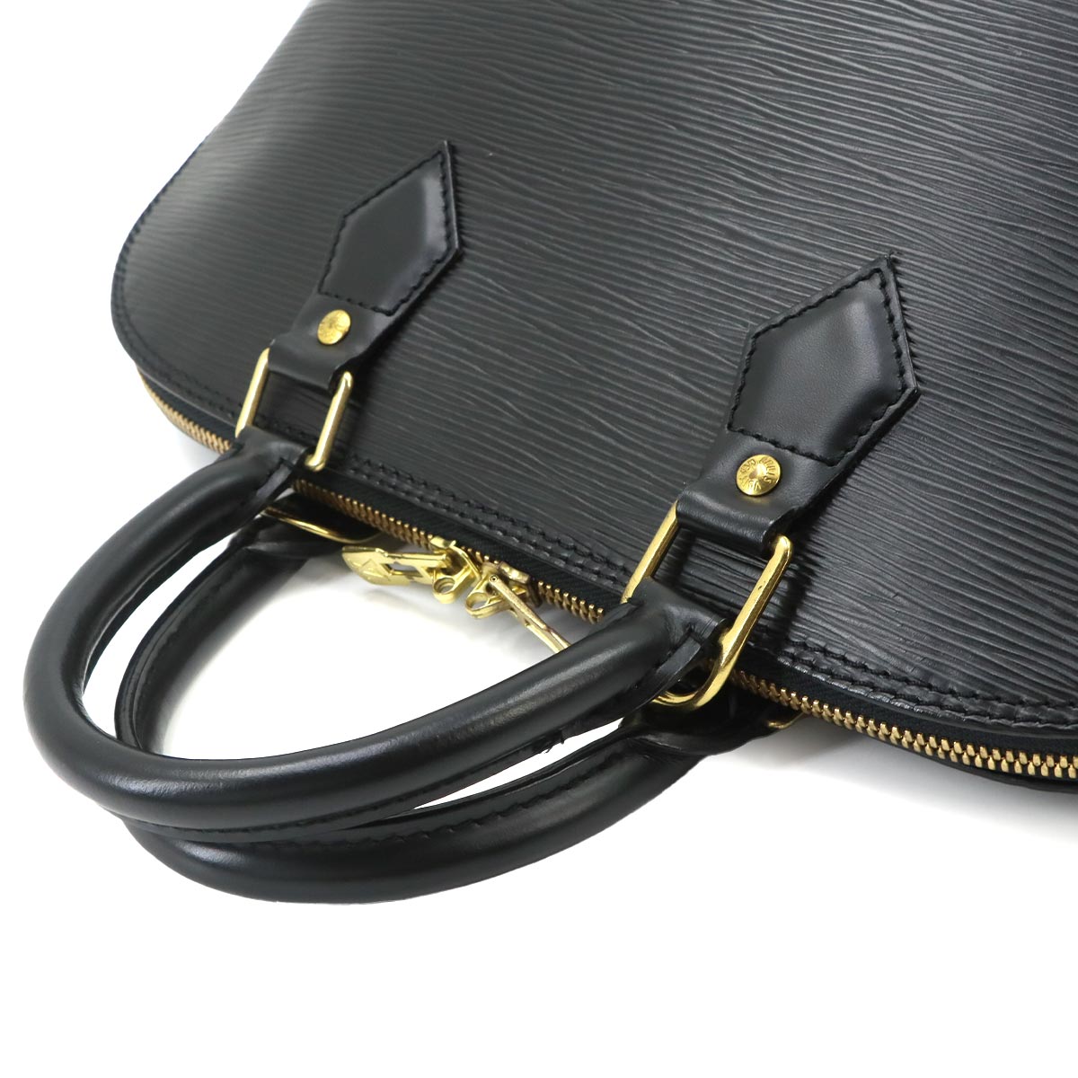 Epi Alma PM Hand Bag Leather Noir Black M52142 Purse