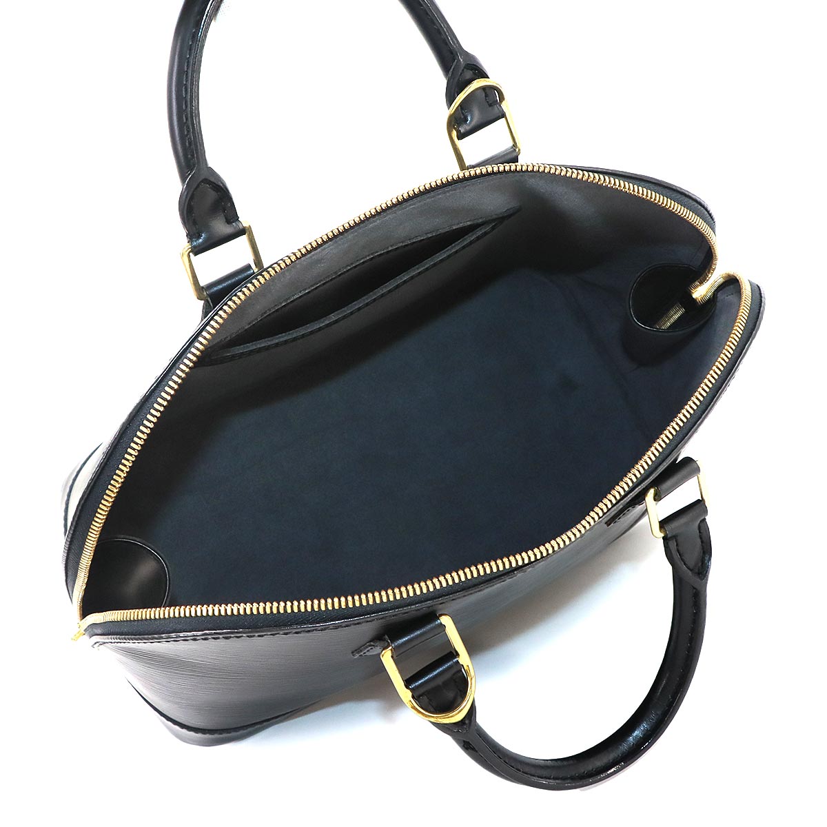 Epi Alma PM Hand Bag Leather Noir Black M52142 Purse