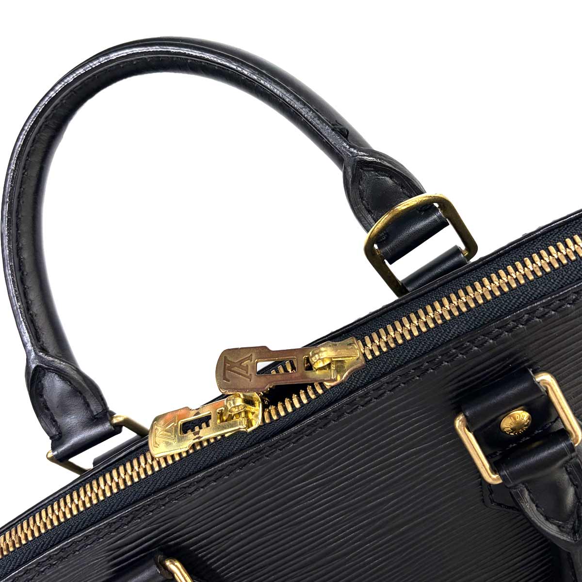 Epi Alma PM Hand Bag Leather Noir Black M52142 Purse
