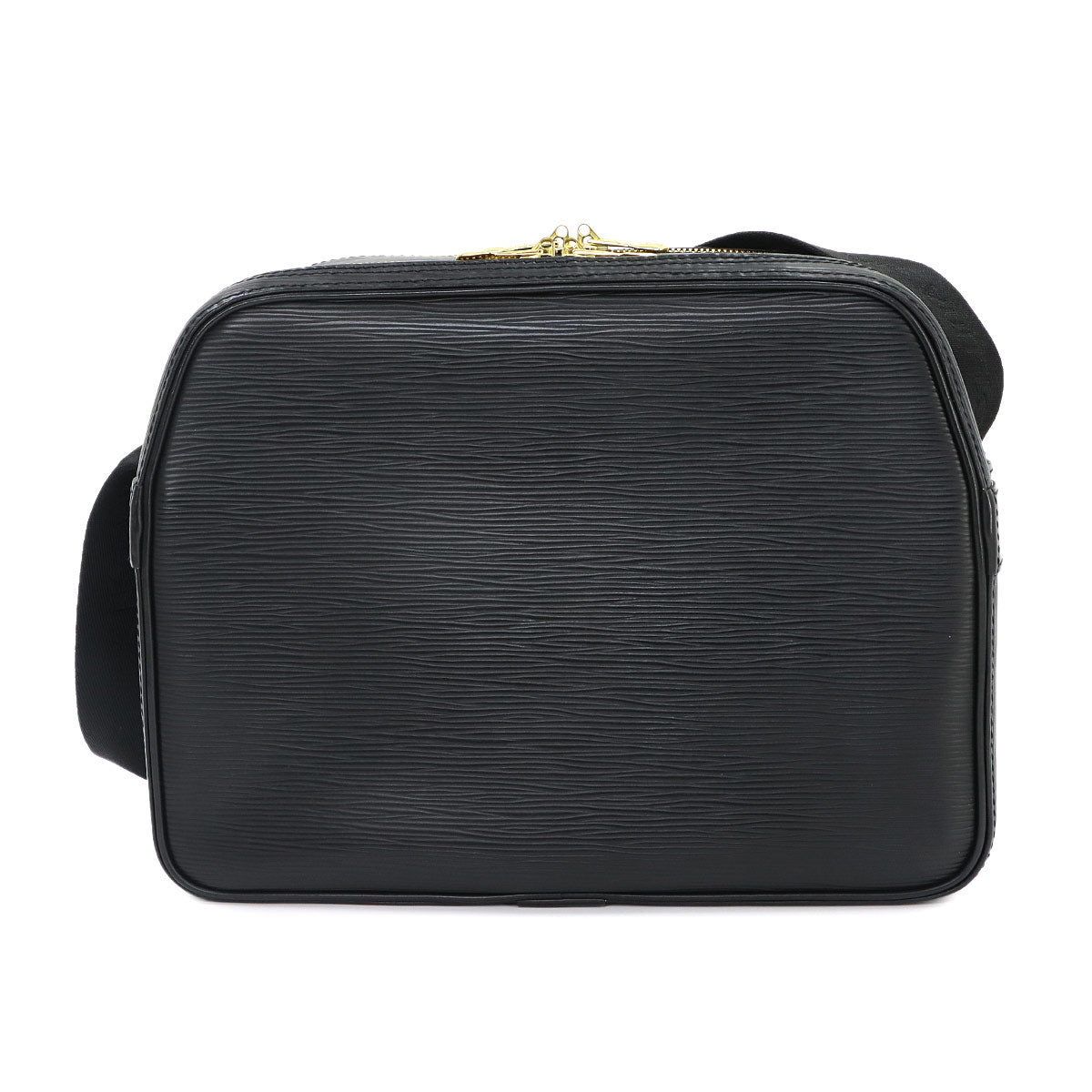 Epi Reporter SPO Shoulder Bag Leather Noir Purse