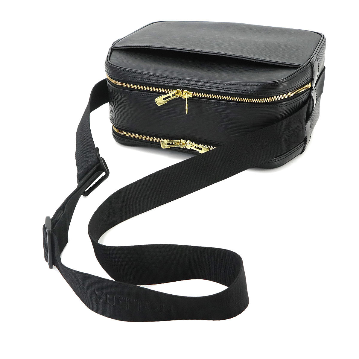 Epi Reporter SPO Shoulder Bag Leather Noir Purse