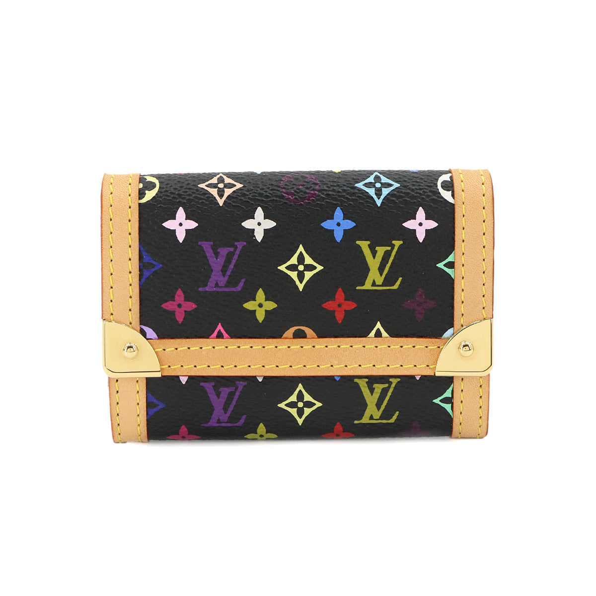 Monogram Multi Color Porte Monnaie Plat Coin Purse M92656