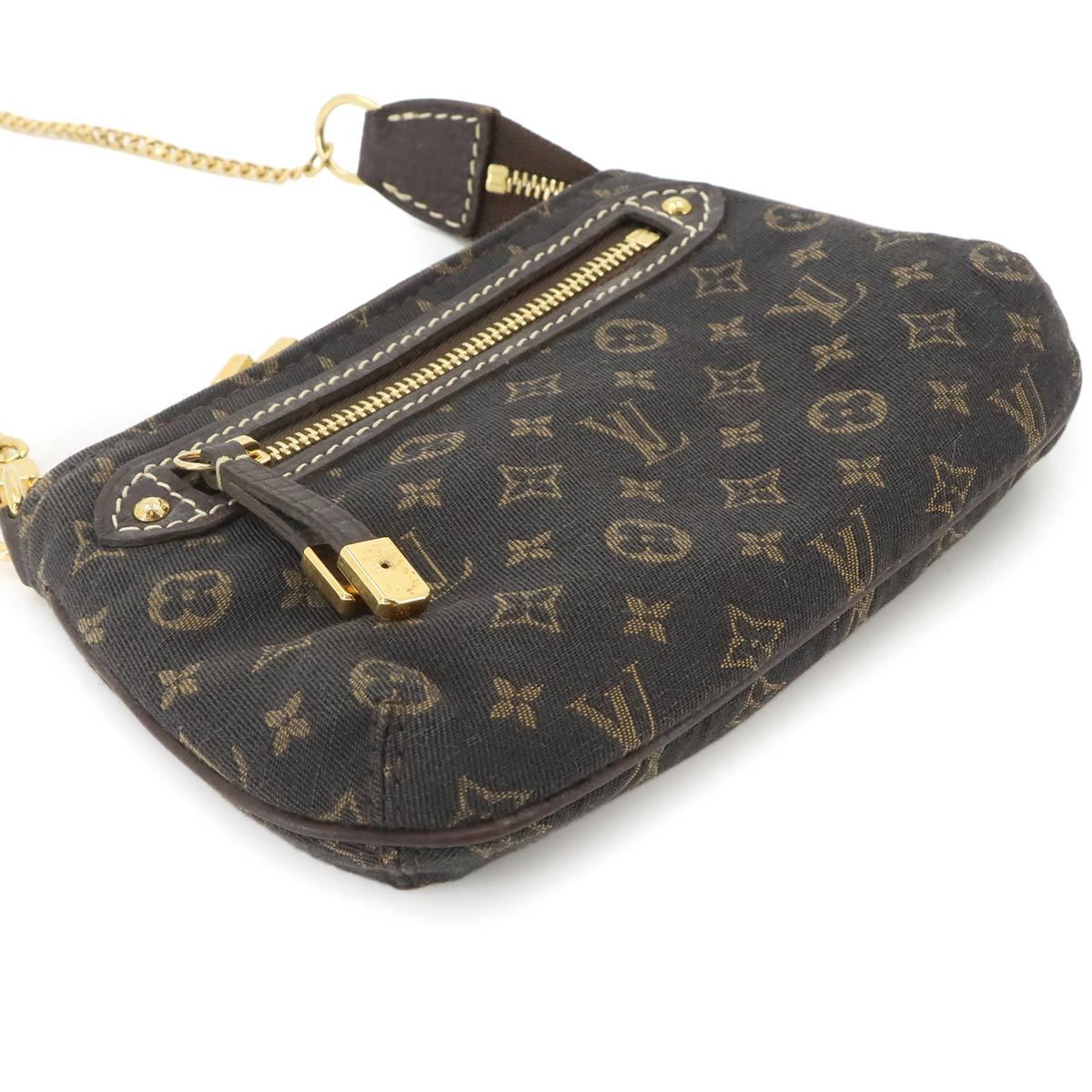Monogram Mini Lin Pochette Accessoires Ebene M95668