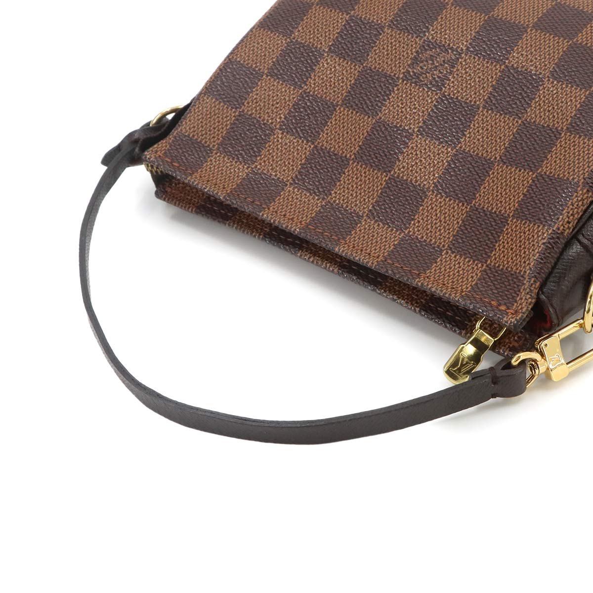 Damier Truth Makeup Pouch Hand Bag Ebene N51982 Purse